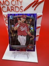 Ichiro Cano Hernandez 1st Bowman 2025 Bowman Chrome Purple Lava Refractor /250