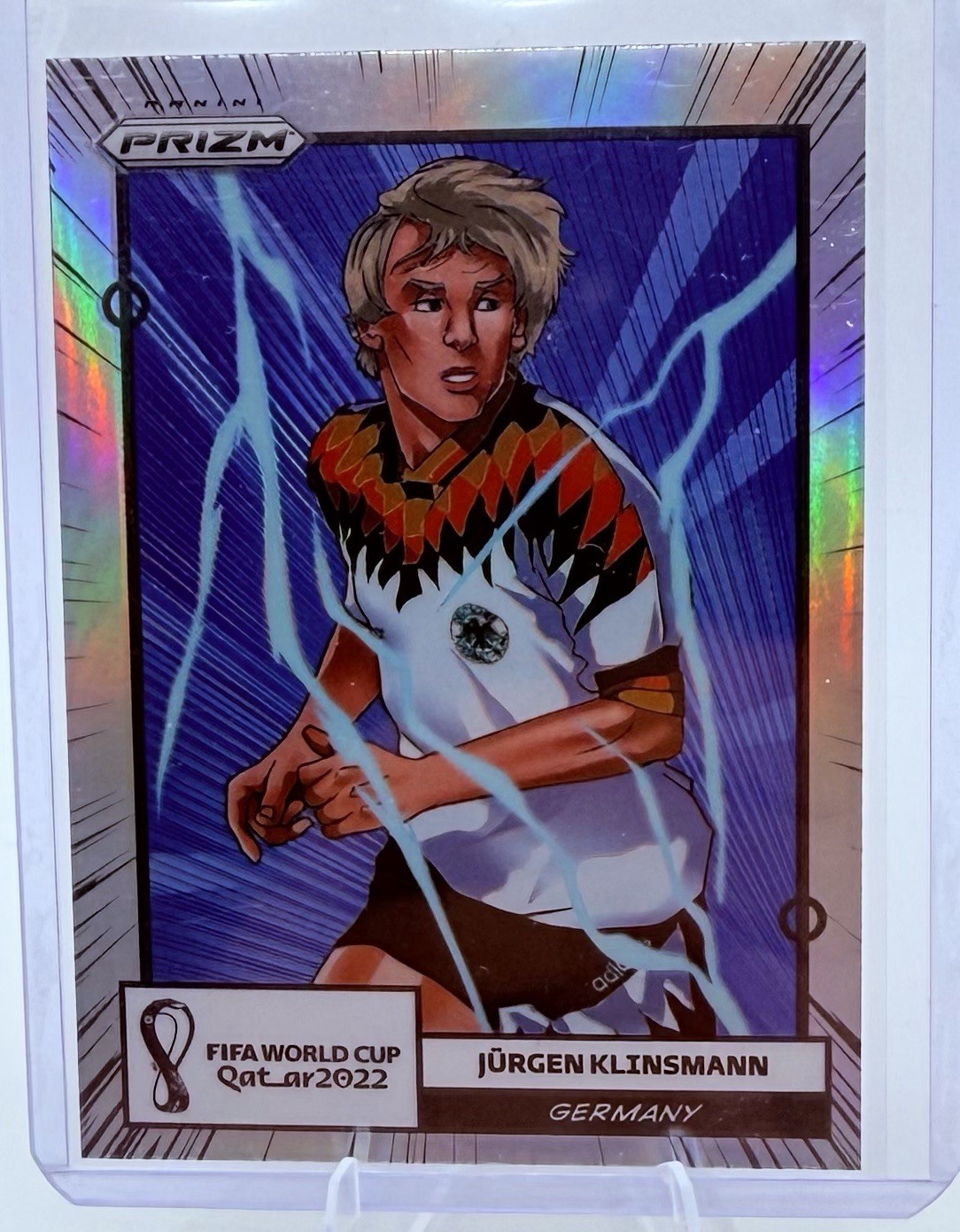 2022 Panini Prizm World Cup Manga Jurgen Klinsmann #25 Germany Soccer