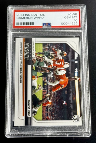 !!️RARO!!️2024 Panini NIL #1 DRAFT PICK CAM “WARD WOWS” RC/175💎PSA 10💎