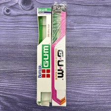 2 LOT Butler GUM Sulcus Sulcular Ultra Soft Bristles Toothbrush 210 - see photos