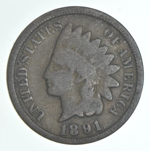 1891-P Indian Head Cent — photo from another recent sale