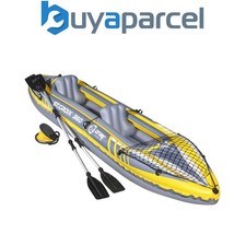 Dellonda DL155 Inflatable 2-Person Kayak/Canoe Set with Pump, Carry Bag & 2 Oars