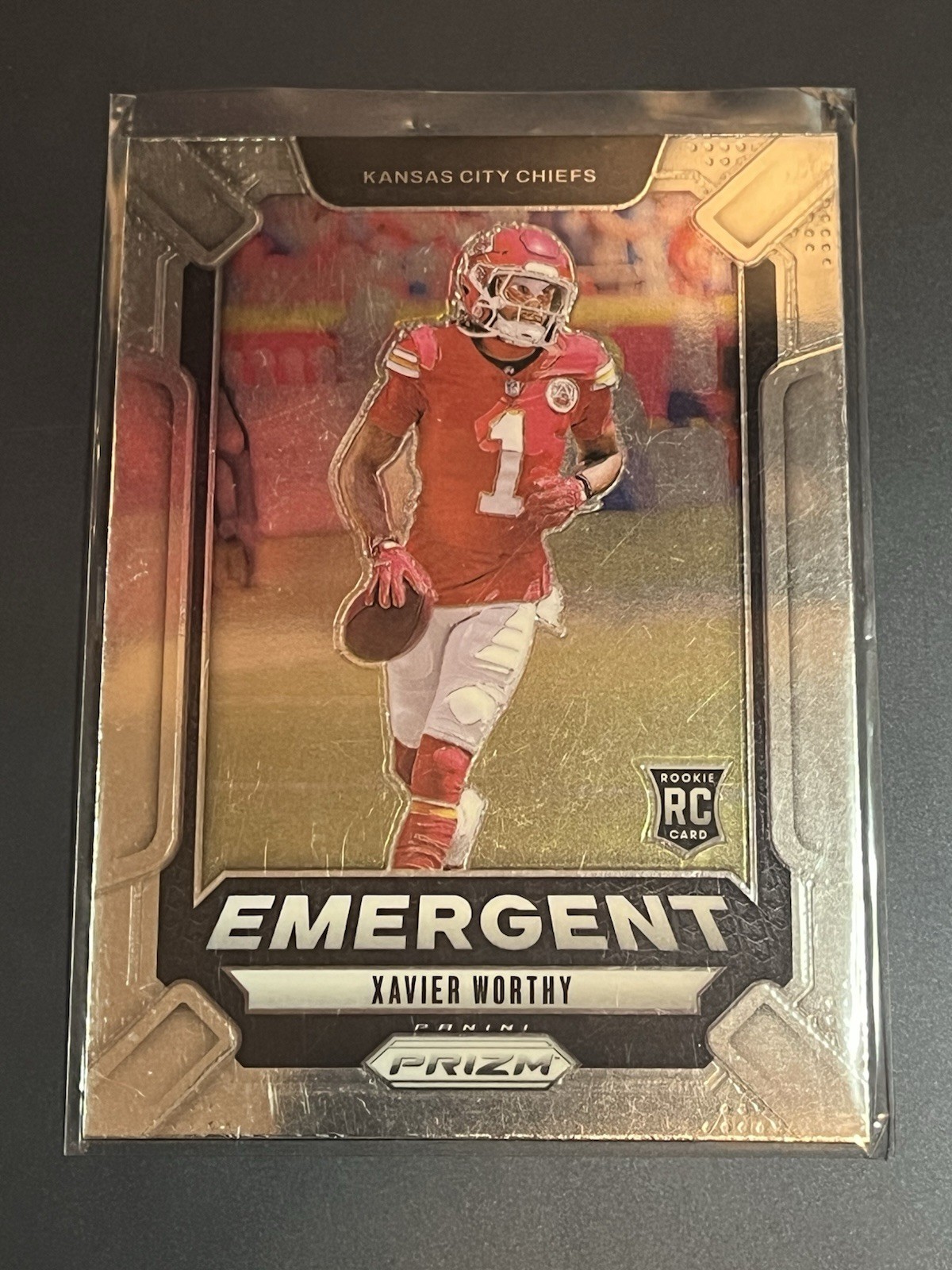 2024 Panini Prizm - Emergent Xavier Worthy #7 (RC)