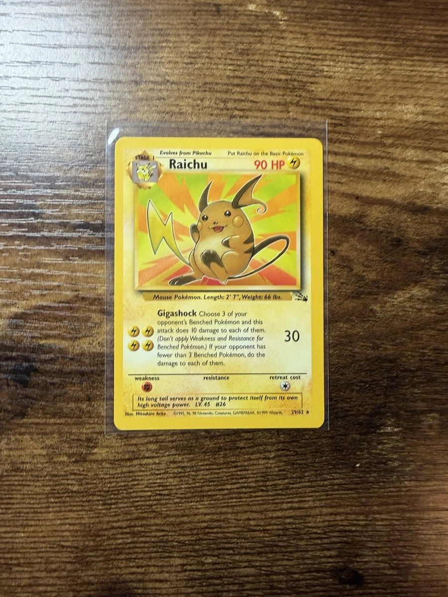 Raichu Pokemon Card for sale | eBay