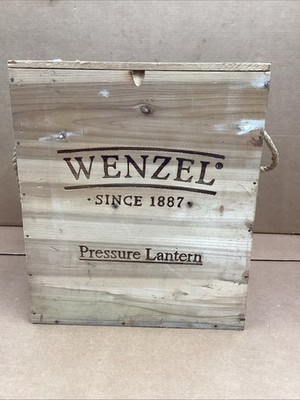 Wenzel Nickel Plated Brass Kerosene Pressure Lantern - 823018 - New In Box