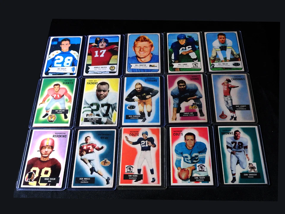 LOTE COLECCIÓN FÚTBOL AMERICANO NFL VINTAGE 1954 - 1972 Foto 3 de 4