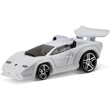 Hot Wheels 2017 Tooned Lamborghini Countach 54/365, White