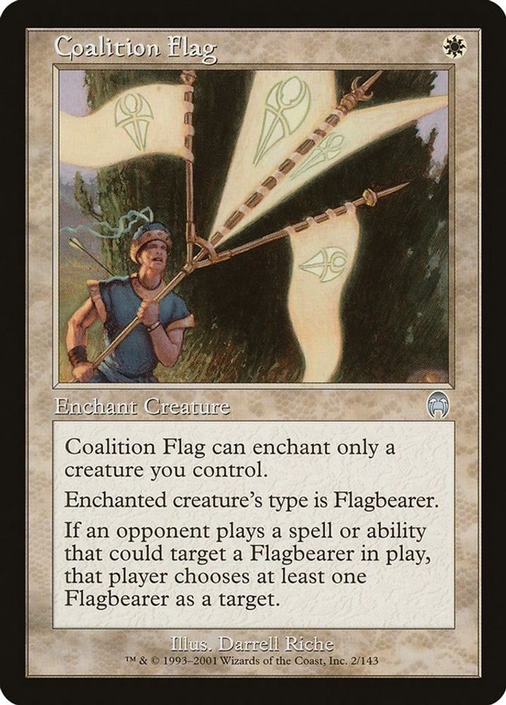 2001 Magic: The Gathering: Apocalypse - Coalition Flag (#2, U, Near Mint)