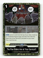 The Five Elders Are at Your Service!!! OP13-096 Carrying On His Will OP Foil NM