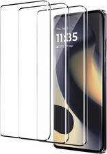 3 Pack for Motorola Moto Edge 2024 Screen Protector Tempered Glass, 3D Protectio