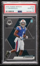 2020 Panini Mosaic Rookies CJ Henderson #246 PSA 10 GEM MT 00jx