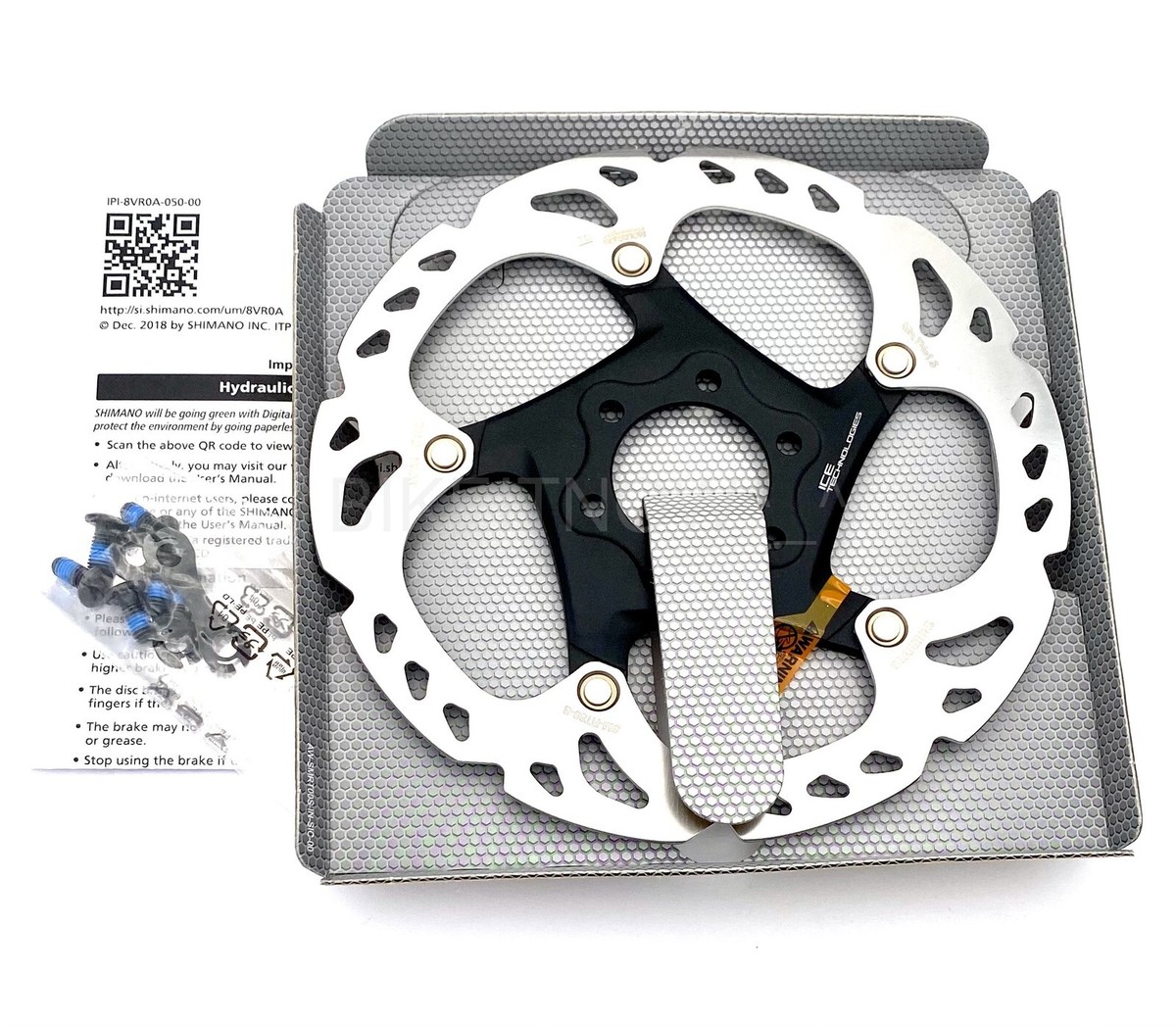 2x Shimano XT SM-RT86 RT86S 160mm 6-Bolt IceTech Disc Brake Rotor 
