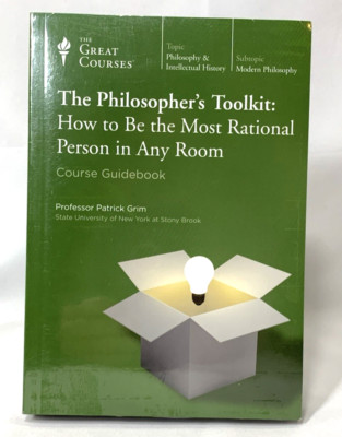 The Great Courses: The Philosopher s Toolkit  DVD & Book NEW SEALED Philosophy