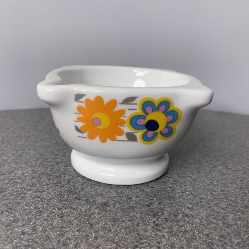Guillén Porcelanas Madrid España MCM Retro Estampado Floral Mortero de Porcelana - Imagen 2 de 10