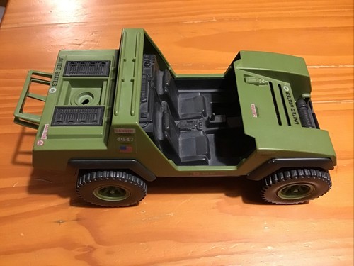 VINTAGE 1982 HASBRO G.I. JOE ~ VAMP JEEP ~ INCOMPLETE ~ PARTS/REPAIR - Picture 4 of 15