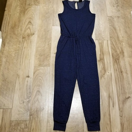 Nwt 32 Degrees Cool Blue Soft Knit Jumper Jumpsuit XS Womens Romper 1162700 New - Picture 2 of 12