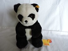 Cosy Panda Steiff Plush Bear with Button and Tag in Ear and Paper Tag-NOT Attach