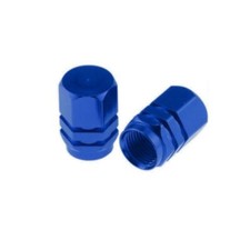 Valve Dust Caps Blue for Triumph America 865
