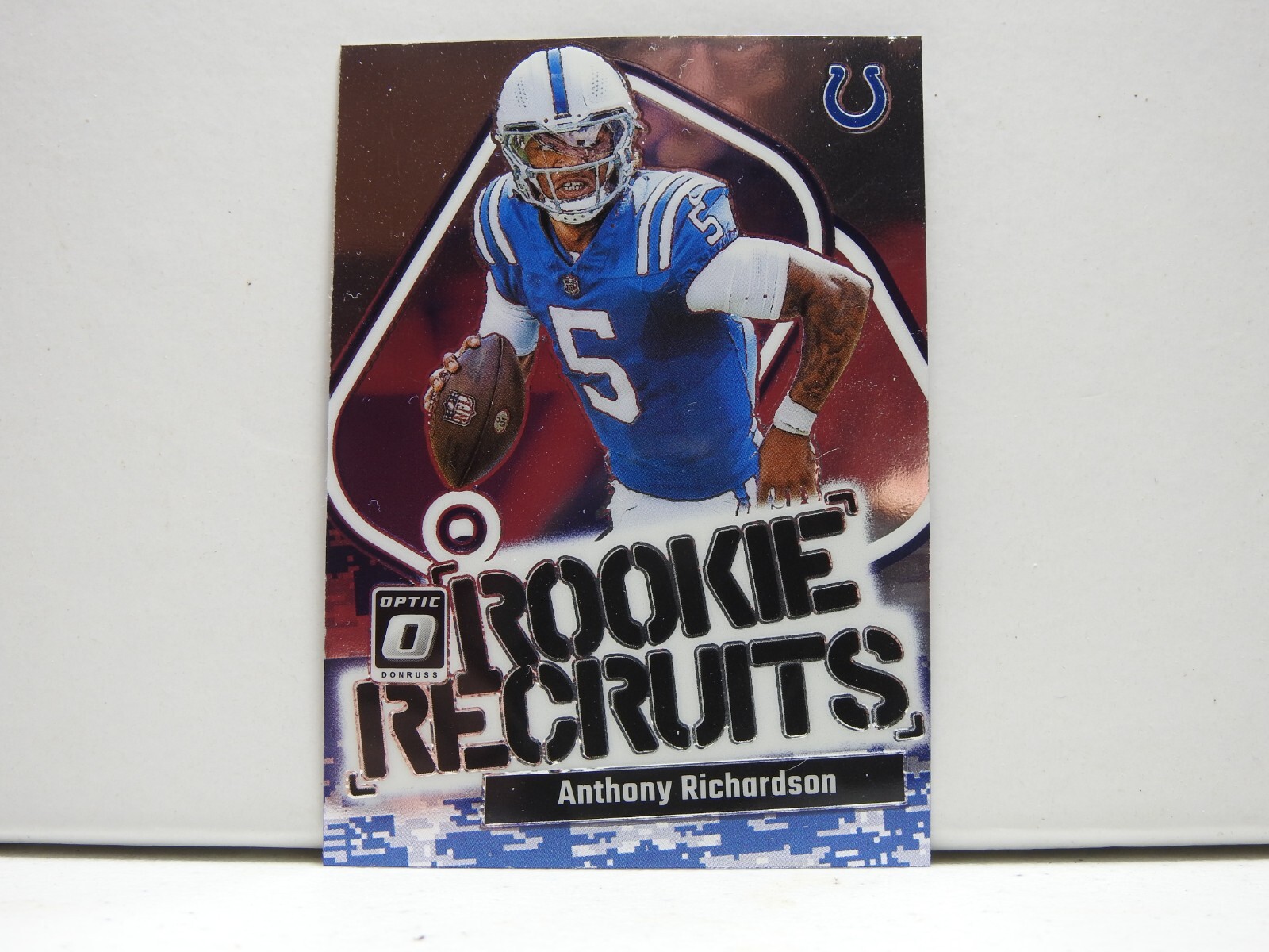 2023 Donruss Optic Anthony Richardson Rookie Recruits #1 Indianapolis Colts
