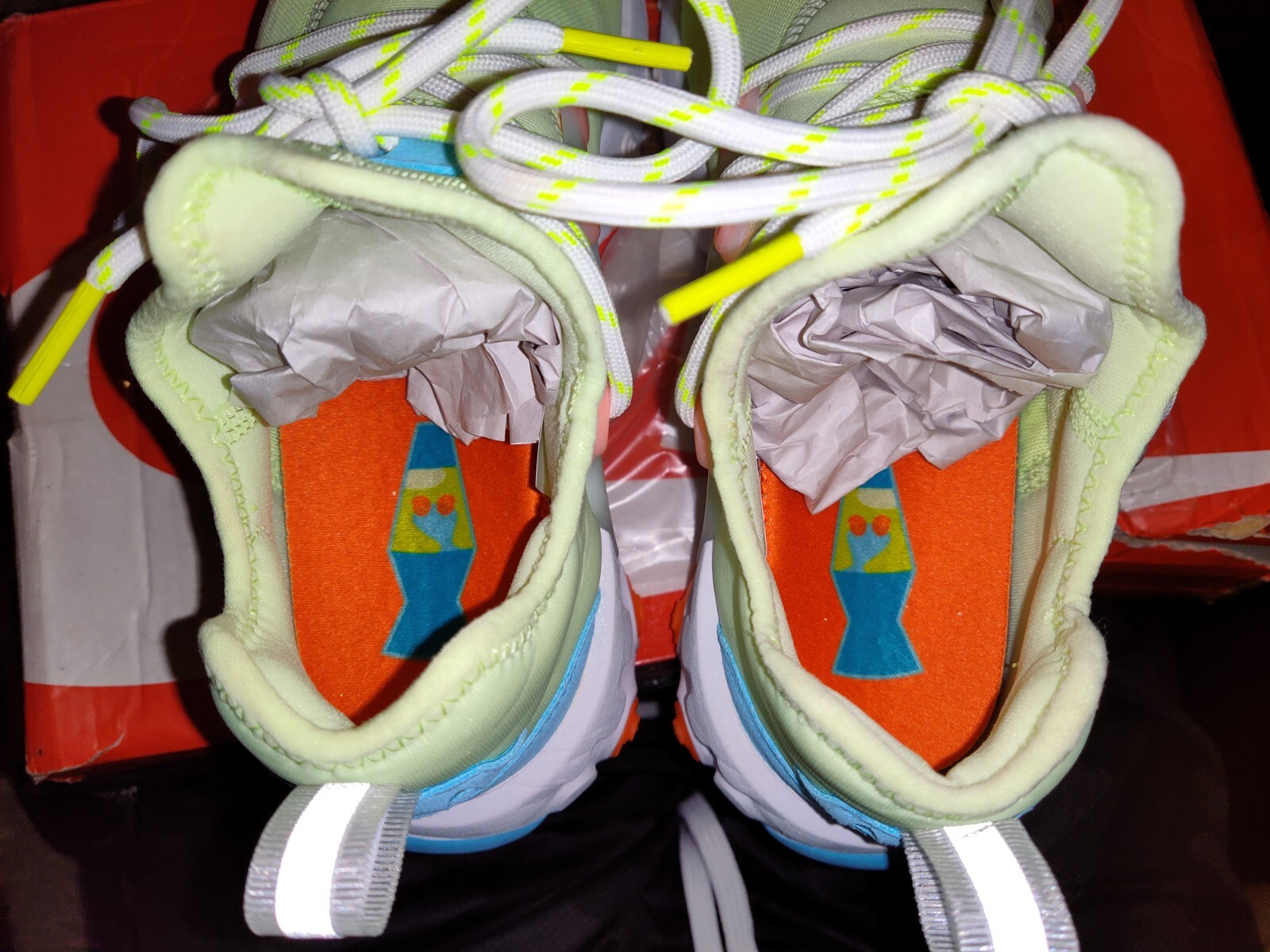 Women's sz 6.5 Nike React Presto Psychedelic Lava… - image 6