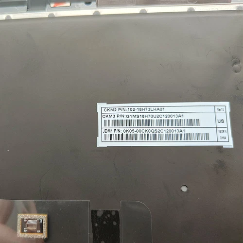 Teclado táctil retroiluminado con reposamanos negro para Microsoft Surface 3/4 13,5" 1951 EE. UU. - Imagen 10 de 12