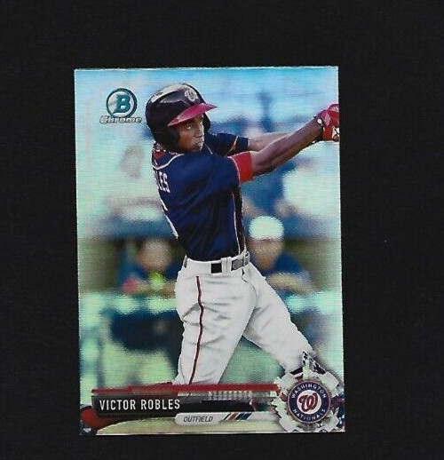 2017 Bowman Chrome Mini Victor Robles Refractor BCP73 - Washington Nationals