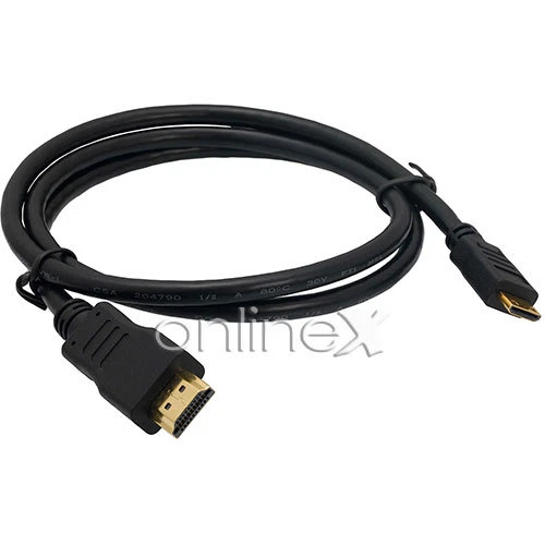 Cable HDMI a Mini HDMI para Tablet 1.4 Full HD 2 metros a1637 - Imagen 2 de 4