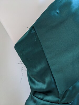elle zeitoune green dress elle zeitoune- Oakley Gown in Marine Green
