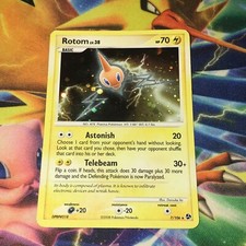 Rotom ~ 7/106 ~ Holo ~ GREAT ENCOUNTERS ~ MODERATE PLAY ~ Pokemon Card