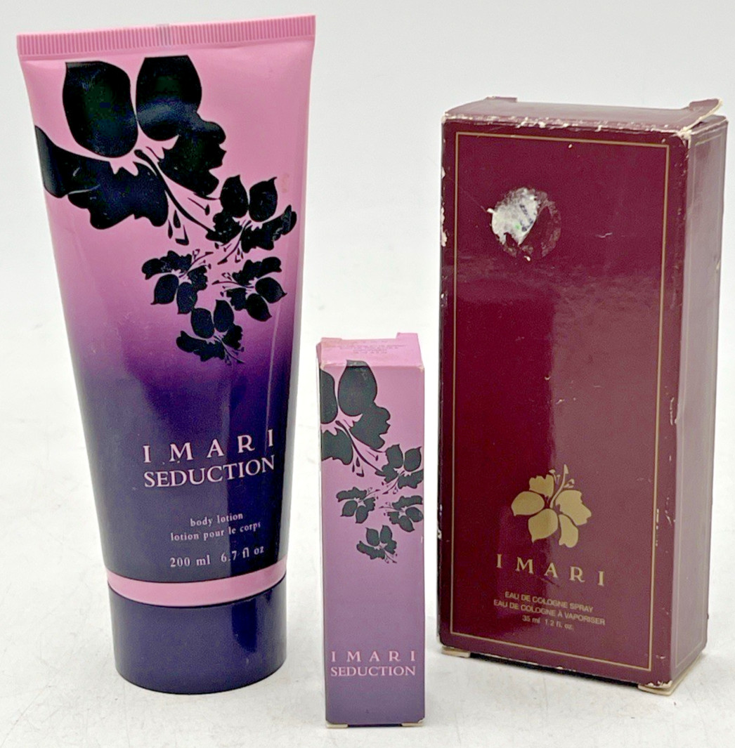 AVON IMARI 1.2 OZ SPRAY & IMARI SEDUCTION O.5 OZ SPRAY WITH 