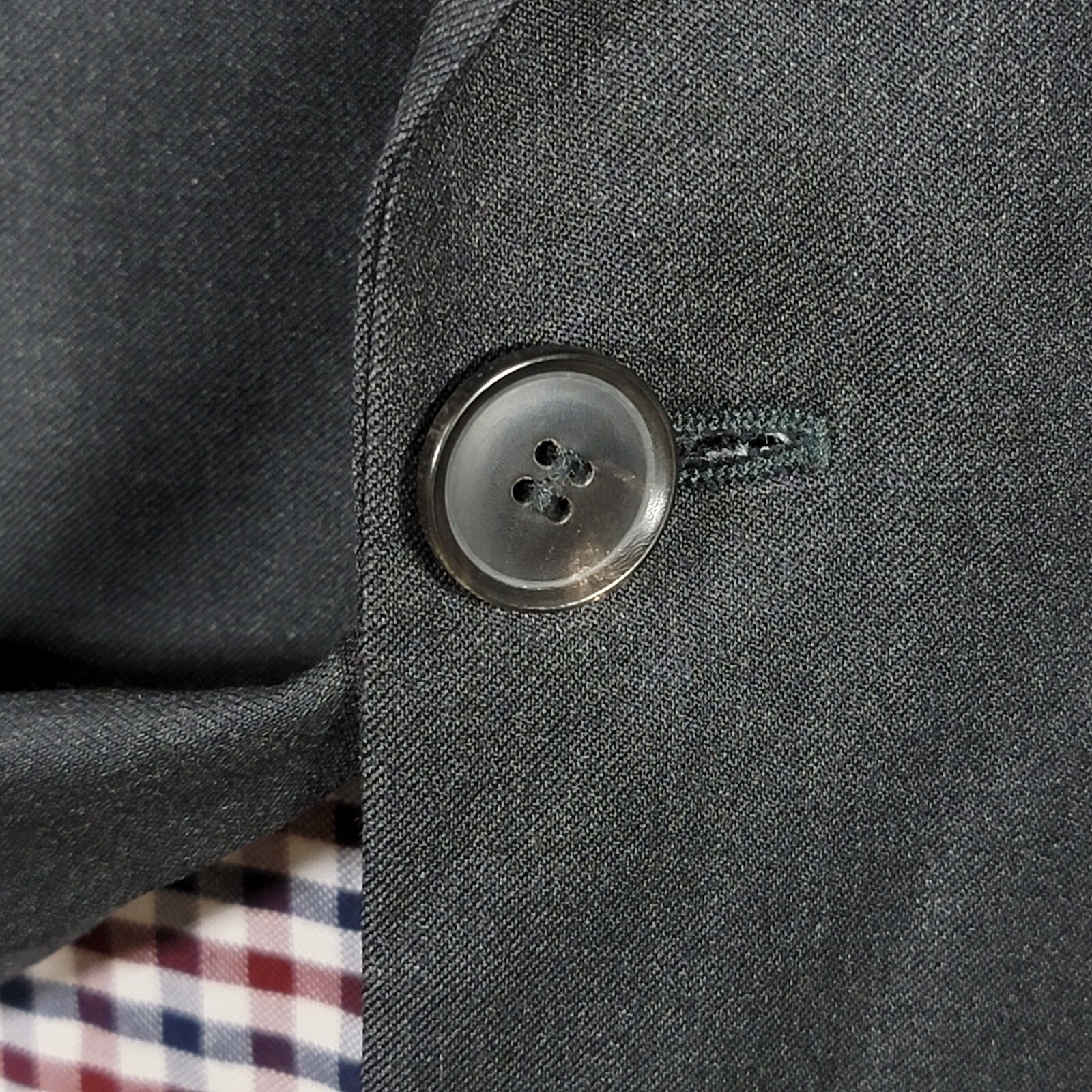 Hugo Boss Pasolinl movie Men's Sport Coat Blazer Two Button Black Charcoal 42L