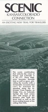 c1980 Topeka To Colorado Springs Scenic Route Brochure 