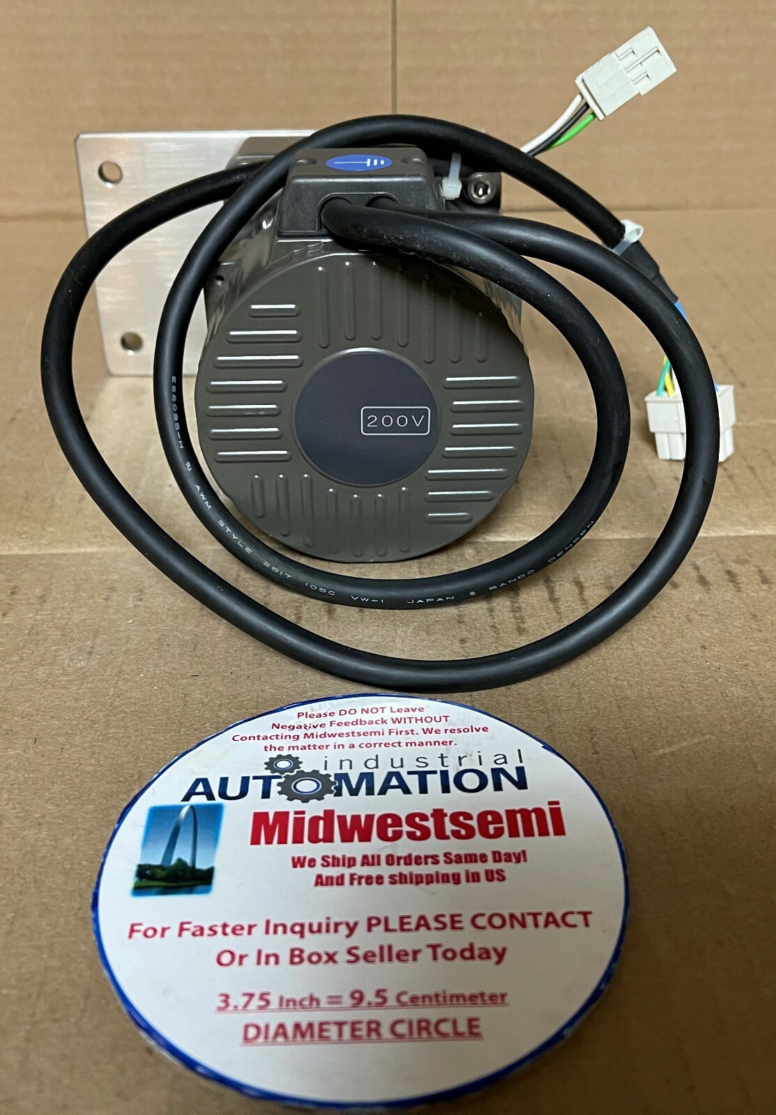 PANASONIC MX8G25B / MBMC3A2AXB BRUSHLESS MOTOR S/N: 10080069K SHIPS ...