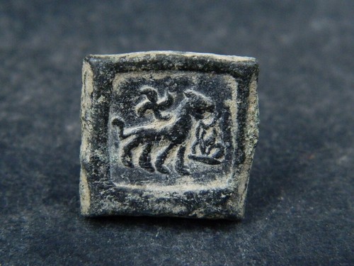 RARE ancient bronze coin post mauryan city of taxila c.2nd century bc ##STC469##