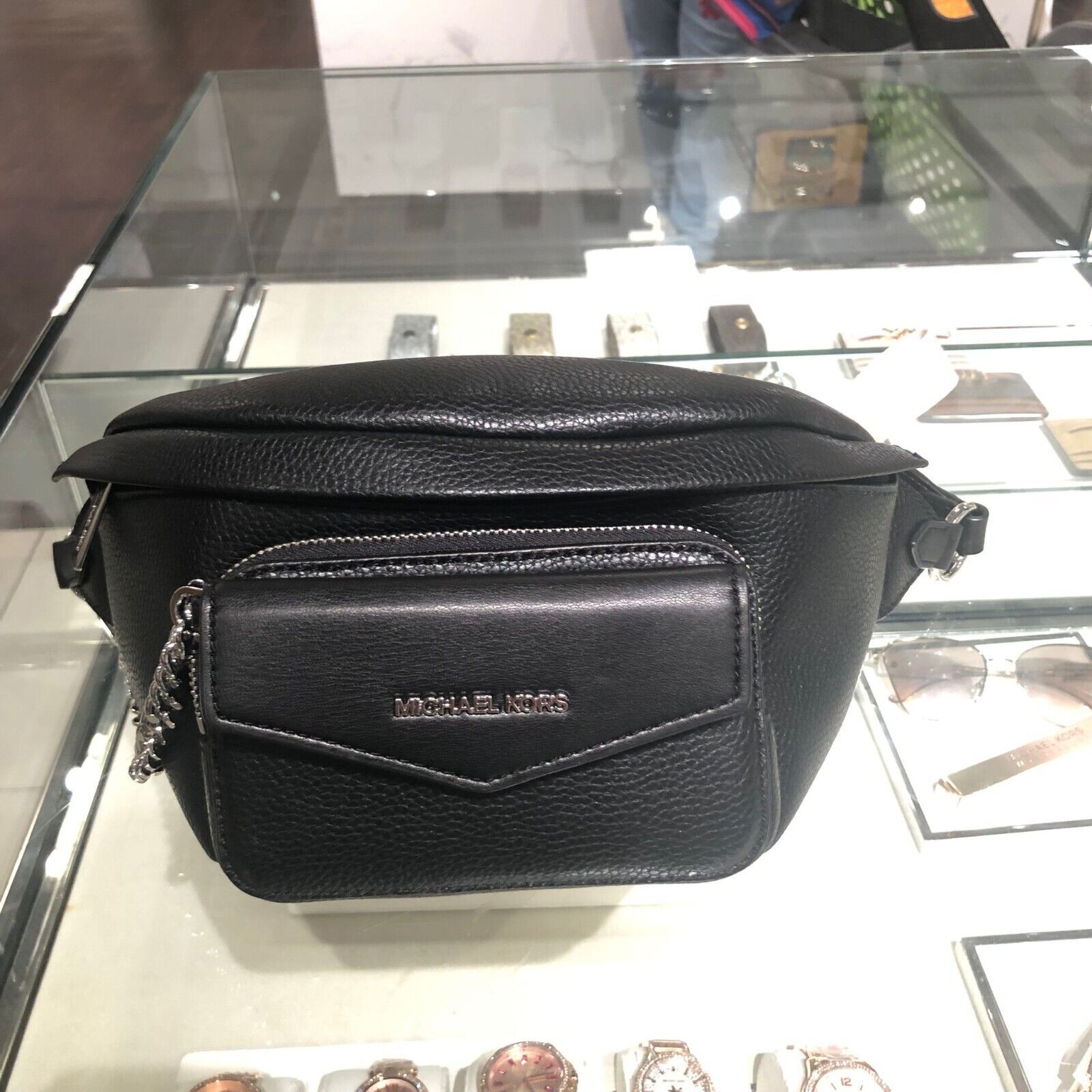 Michael Kors Womens Maisie 2 In 1  Leather Waist pack Fanny pack Belt Bag Purse image 6