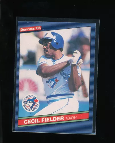 1986 Donruss #512 Cecil Fielder Sharp!  See Scans