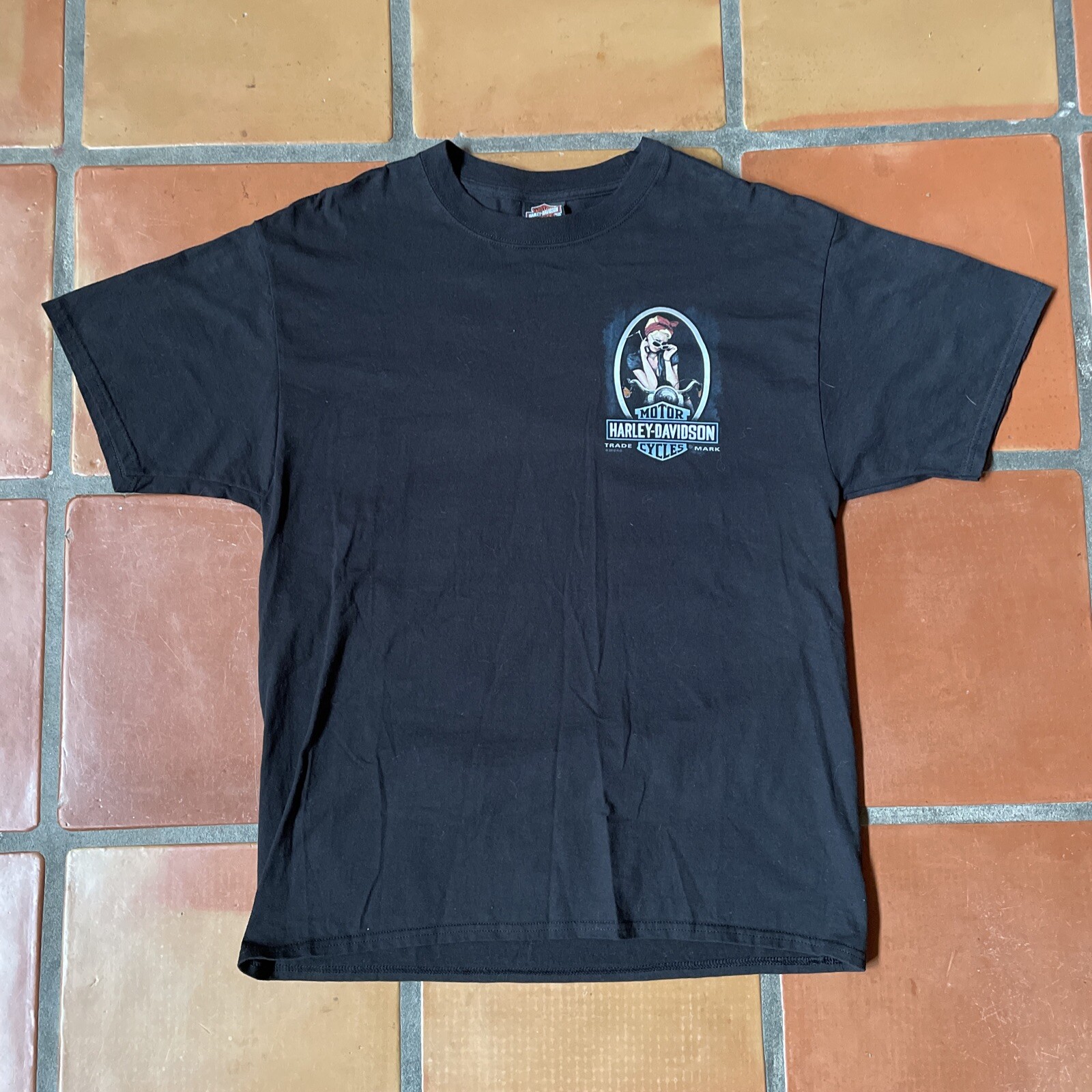 Maglietta Harley Davidson Motorcycles Monadnock da uomo grande nera Keene New Hampshire