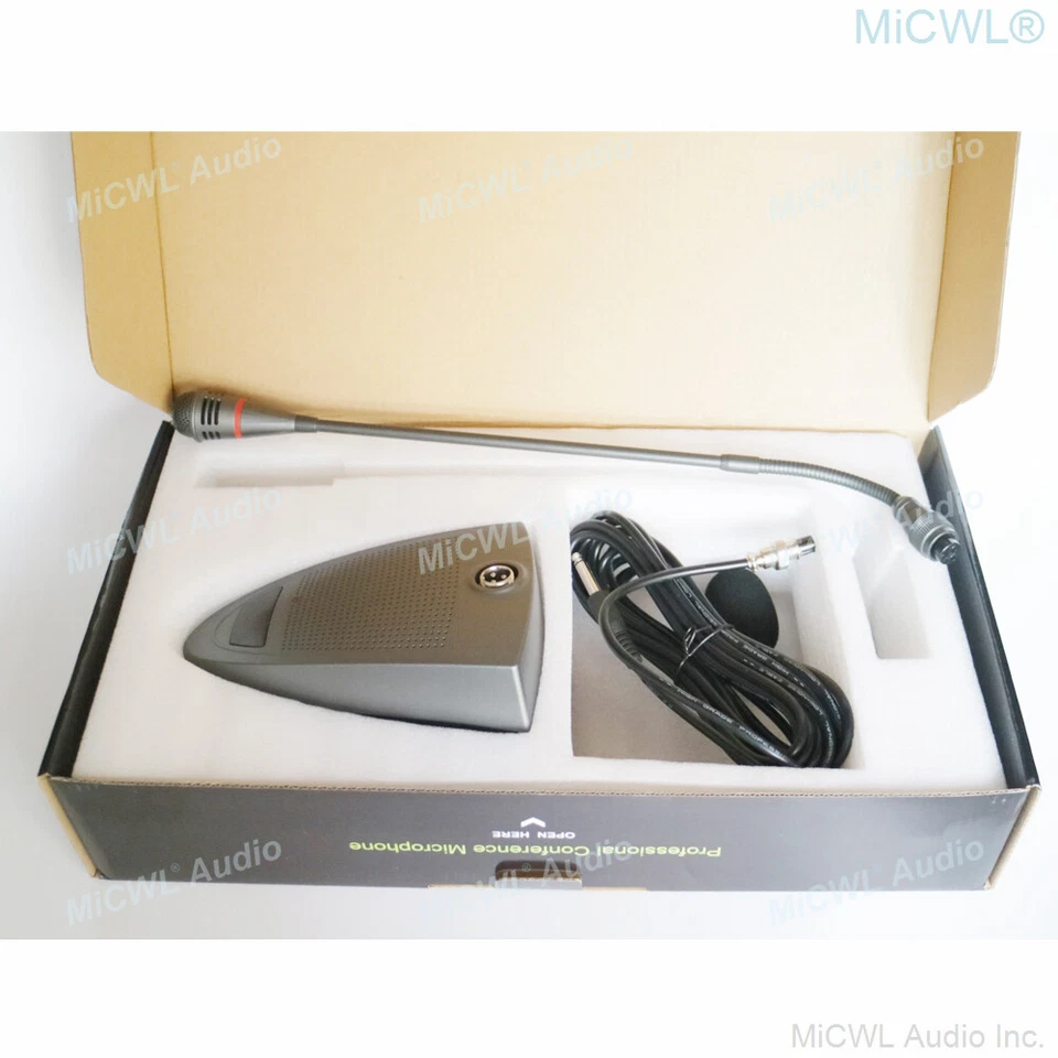 Pro Desl Gooseneck Microphone for Computer Gameing Network Live 3.5 6.5mm 5m - Image 2 of 4