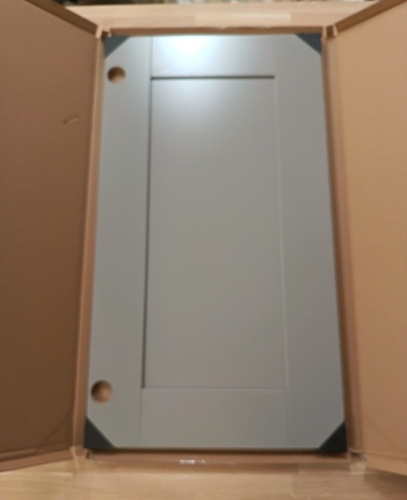 Replacement kitchen doors. Shaker style. Light grey - Picture 6 of 7