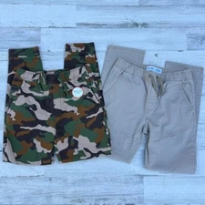 Old Navy Boys L 10/12 Camo Pants 2 Pcs Lot Bundle