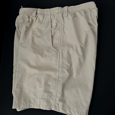 Mens Size S Shorts COLUMBIA PFG Beige Quick Dry OMNI SHADE Swim Suit Trunks