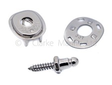 Levante el enchufe de fijación de puntos + placa base de tornillo de madera perno largo 5/8" bimini barco