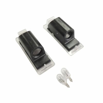 Rear License Plate Lamp Pair W5W Bulbs 13-24 Traverse 45954