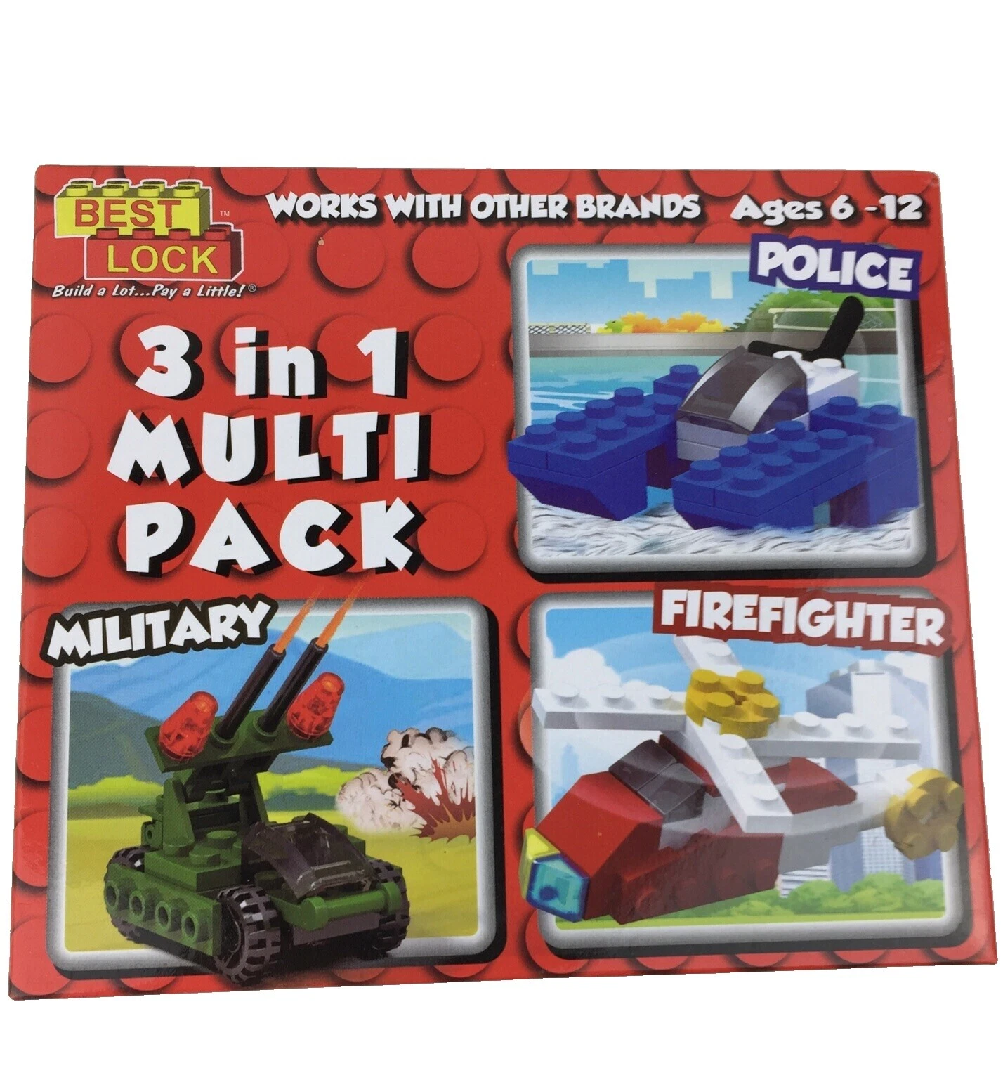 Best-Lock Cars Building Toy Complete Sets & Packs