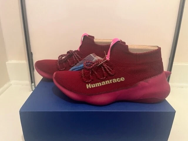 Adidas human store race burgundy