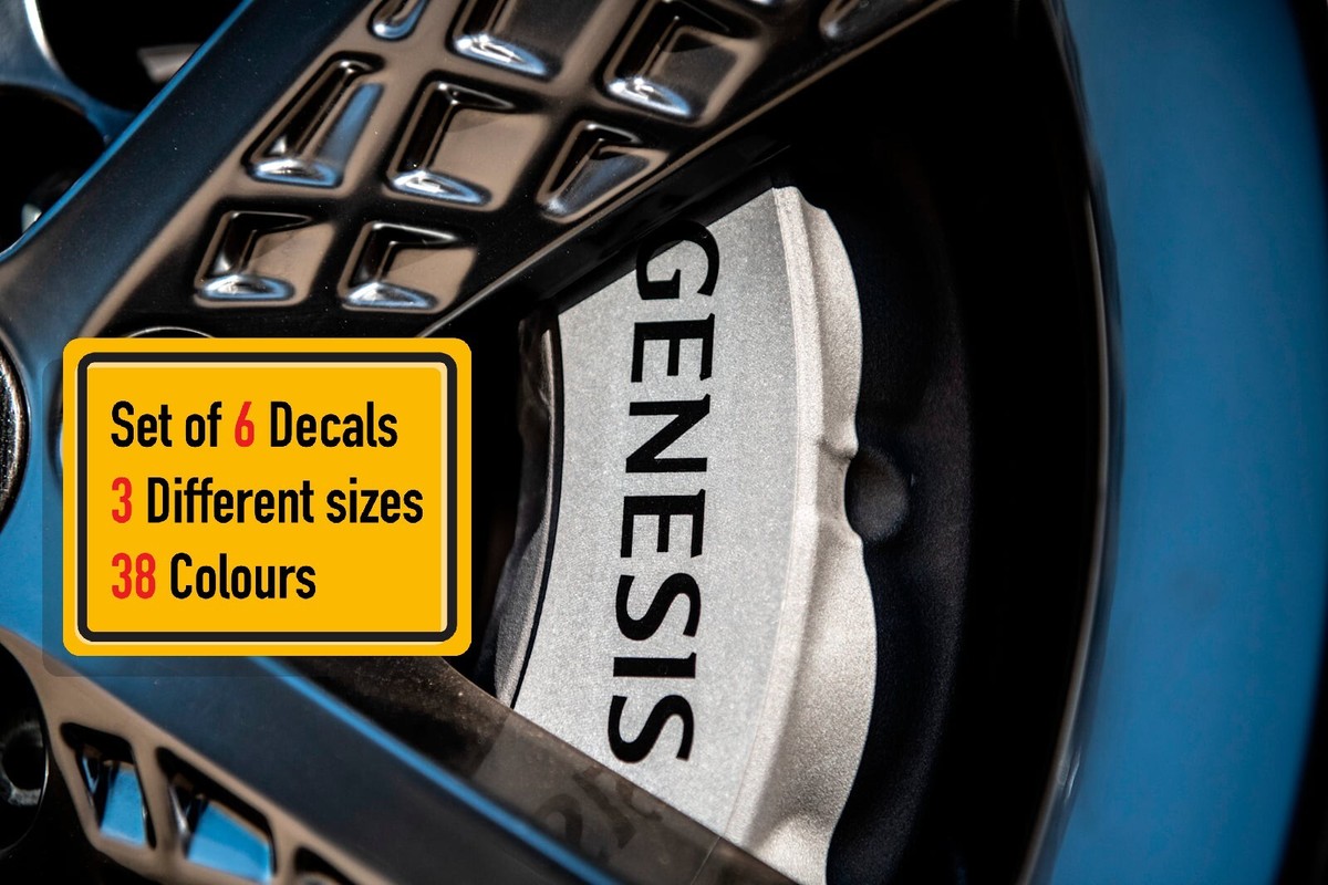 6 x Compatible with Genesis Wings (Different Style) Brake Caliper