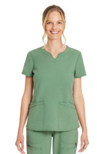 SCRUBSTAR STRETCH V-NECK ETHICAL FABRIC WOMEN'S SCRUB TOP - Size - XS