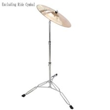 Straight Cymbal Stand Heavy Duty Chrome Double Braced Percussion Tripod