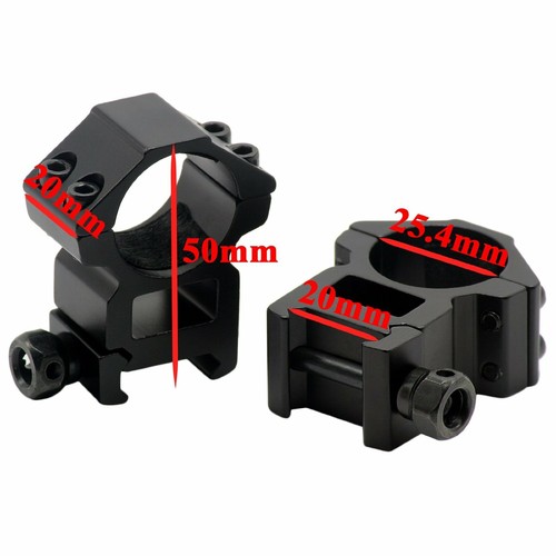 1-4x20 Rifle Scope Red Green Illuminated Riflescope Range Finder Reticle Sight - Picture 5 of 7