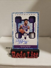 2017-18 Cornerstones Quad Jersey Auto Quartz 43/49 Frank Mason III RC Kings